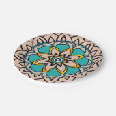 Marokkaans Andalusisch mozaïek Papieren Bordje (Gekanteld)