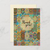 Marokkaans Arabesk Ornament  Kaart (Voorkant / Achterkant)