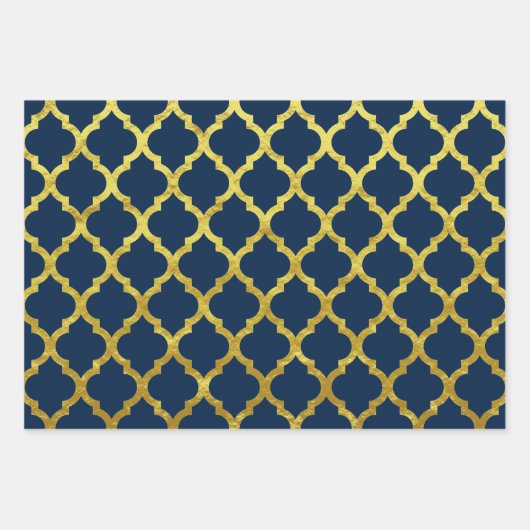 Marokkaans Arabesque Gold Inpakpapier Vel (Voorkant 2)