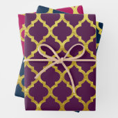 Marokkaans Arabesque Gold Inpakpapier Vel (In situ)