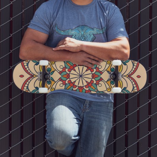 Marokkaans Arabisch mozaïek Persoonlijk Skateboard (Buiten 3)