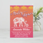 Marokkaans Baby shower - Indische Inspiratie - Ind Kaart (Staand voorkant)