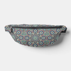 Marokkaans blauw & Blauwgroen patroon Heuptasje