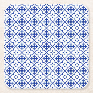 Marokkaans blauw kartonnen onderzetters