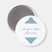 Marokkaans blauw magneet (Voorkant / Achterkant)