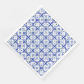 Marokkaans blauw servetten (Hoek)