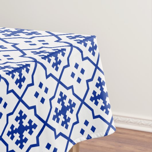 Marokkaans blauw tafelkleed (Voorbeeld)