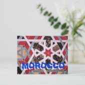 Marokkaans briefkaart (Staand voorkant)