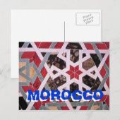 Marokkaans briefkaart (Voorkant / Achterkant)
