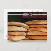 Marokkaans brood - Khobz Kesra, Marokko Briefkaart (Voorkant / Achterkant)