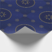 Marokkaans celestiaal goud ster inpakpapier (Hoek)