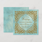 Marokkaans design - Kaart voor uitnodiging (Voorkant / Achterkant)