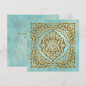 Marokkaans design - Kaart voor uitzending (Voorkant / Achterkant)