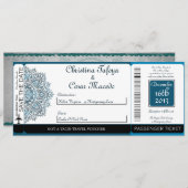 Marokkaans feest pas bord Wedding Invitatie Save The Date (Voorkant / Achterkant)