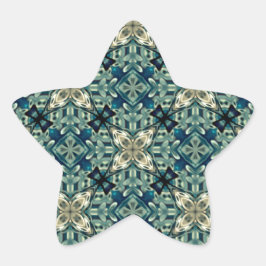 Marokkaans geïnspireerd design ster sticker