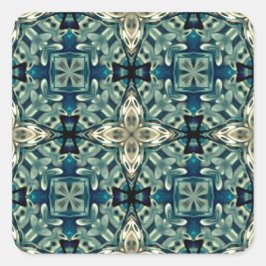 Marokkaans geïnspireerd design vierkante sticker