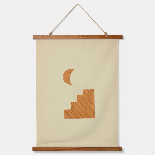 Marokkaans geïnspireerd hangend wandkleed (Voorkant)