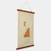 Marokkaans geïnspireerd hangend wandkleed (Gebogen)