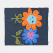 Marokkaans geluk fleece deken (Voorkant (Horizontaal))