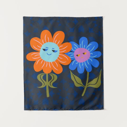 Marokkaans geluk wandkleed (Voorkant)