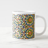 Marokkaans Geometrisch Patroon Grote Koffiekop (Rechts)