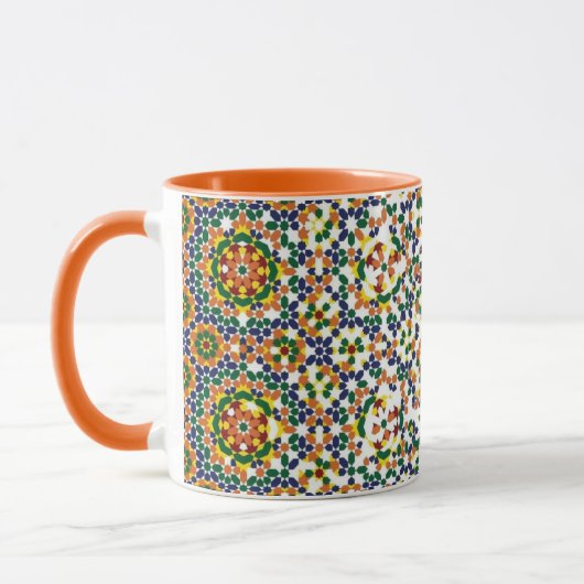 Marokkaans Geometrisch Patroon Mok (Links)