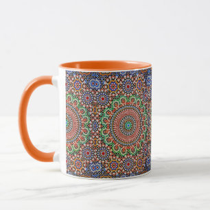 Marokkaans geometrisch patroon  mok