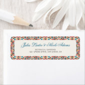 Marokkaans geometrisch traliewerk Mandala Bruiloft Etiket (Insitu)