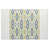 Marokkaans Ikat Blue Yellow Mint Pattern Stof (Yard (91,4 cm))