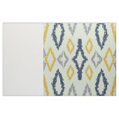 Marokkaans Ikat Blue Yellow Mint Pattern Stof (Fat Quarter)