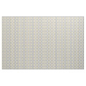 Marokkaans Ikat Blue Yellow White Pattern Stof (Yard (91,4 cm))