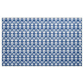 Marokkaans Ikat Damask Pattern, Cobalt Blue en Whi Stof (Yard (91,4 cm))