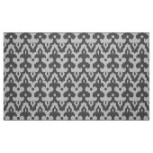 Marokkaans Ikat Damask Pattern, grijze schaduwen Stof (Fat Quarter)