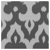 Marokkaans Ikat Damask Pattern, grijze schaduwen Stof (Close Up)