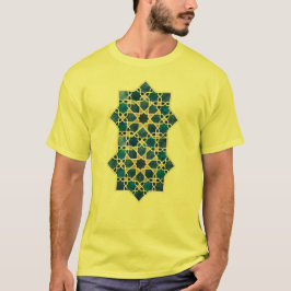 Marokkaans islamitisch geometrisch sterpatroon wat t-shirt
