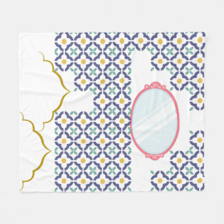 Marokkaans islamitisch tegelpatroon knusse fleece deken