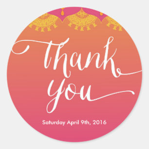 Marokkaans label - Indische Inspiratie label