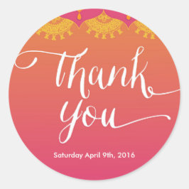 Marokkaans label - Indische Inspiratie label