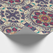 Marokkaans Mandala Tegel verstelbaar patroon Cadeaupapier (Hoek)