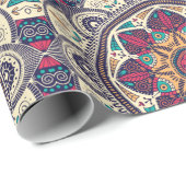 Marokkaans Mandala Tegel verstelbaar patroon Cadeaupapier (Rol Hoek)