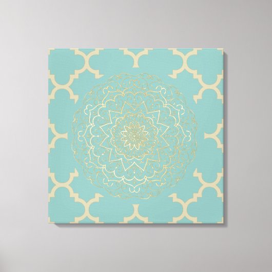 Marokkaans Mandala - Wrapped Canvas (Voorkant)