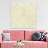 Marokkaans Mandala - Wrapped Canvas (Insitu (Woonkamer))