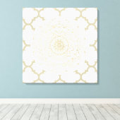 Marokkaans Mandala - Wrapped Canvas Afdruk (Insitu (Houten vloer))