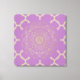 Marokkaans Mandala - Wrapped Canvas Afdruk