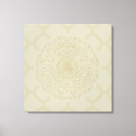 Marokkaans Mandala - Wrapped Canvas Afdruk