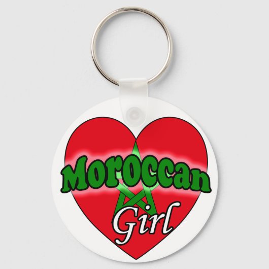 Marokkaans meisje sleutelhanger (Voorkant)