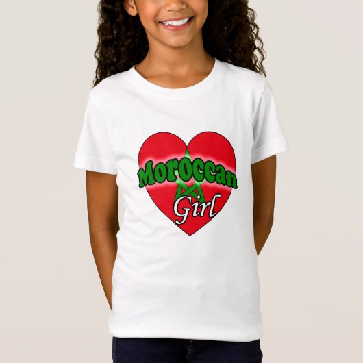 Marokkaans meisje t-shirt (Voorkant)