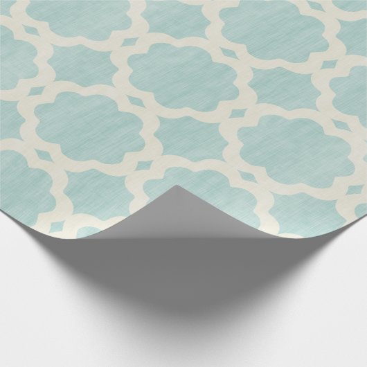 Marokkaans Mint Wrapping-papier Cadeaupapier (Hoek)