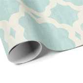 Marokkaans Mint Wrapping-papier Cadeaupapier (Rol Hoek)