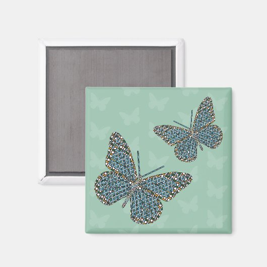 Marokkaans Monarch Magnet (Voorkant / Achterkant)